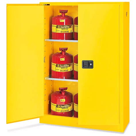 flammable storage cabinet self closing